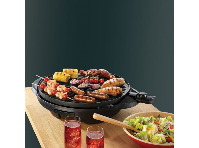 GEORGE FOREMAN 22460-56 kültéri és beltéri álló grill levehető sütőlappal – 2. kép