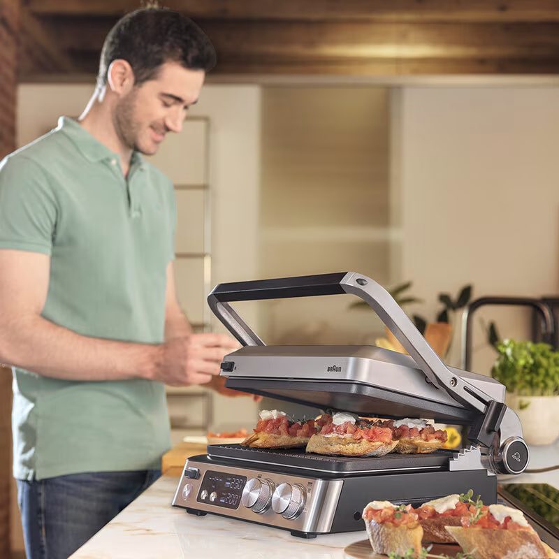 BRAUN CG7044 kontaktgrill külön szabályozható sütőlapokkal – 4. kép