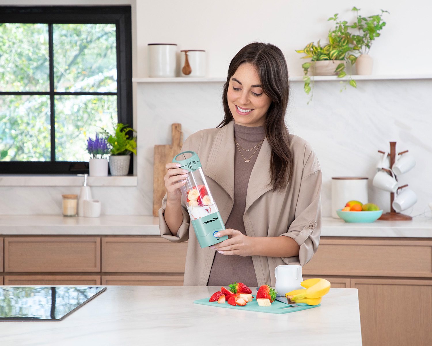 NUTRIBULLET NBP003.LBL kék hordozható turmixgép 475 ml-es pohárral – 5. kép