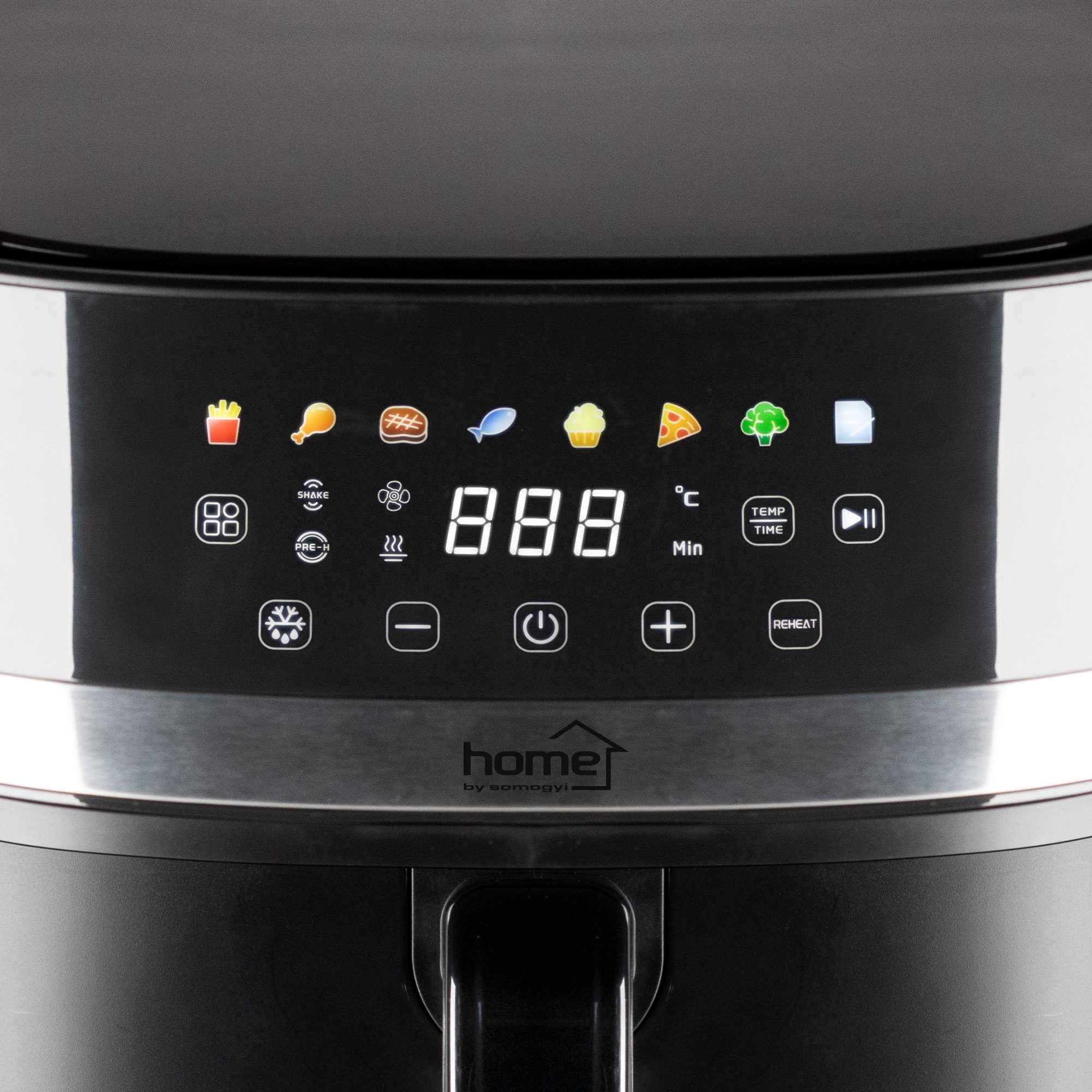 HOME HGAF8 8 literes, 2000 W-os forrólevegős sütő kettős fűtéssel – 3. kép