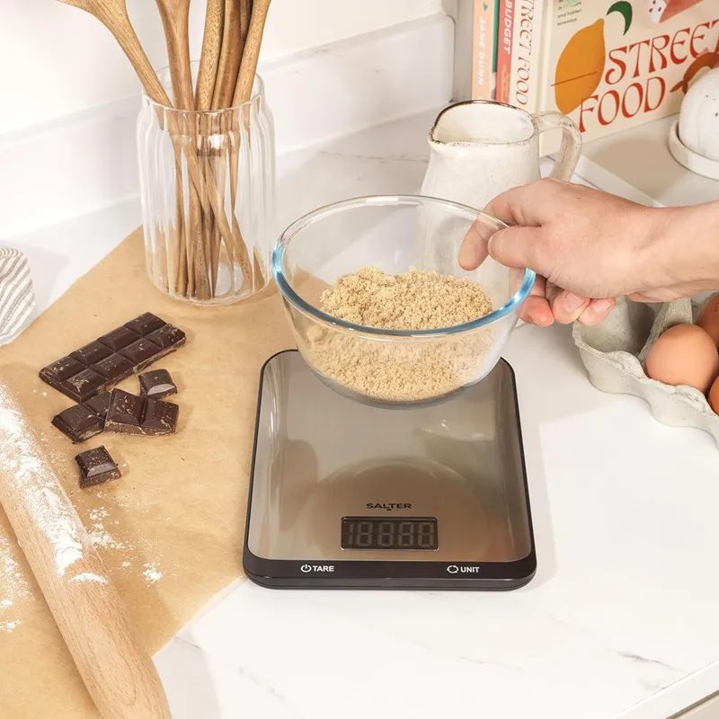 SALTER konyhai mérleg rozsdamentes acél felülettel, 5 kg – 4. kép