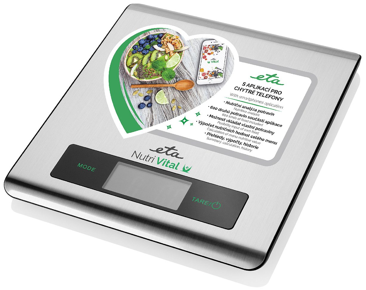 ETA Nutri Vital 0790 okos konyhai mérleg tápértékelemző alkalmazással – 5. kép