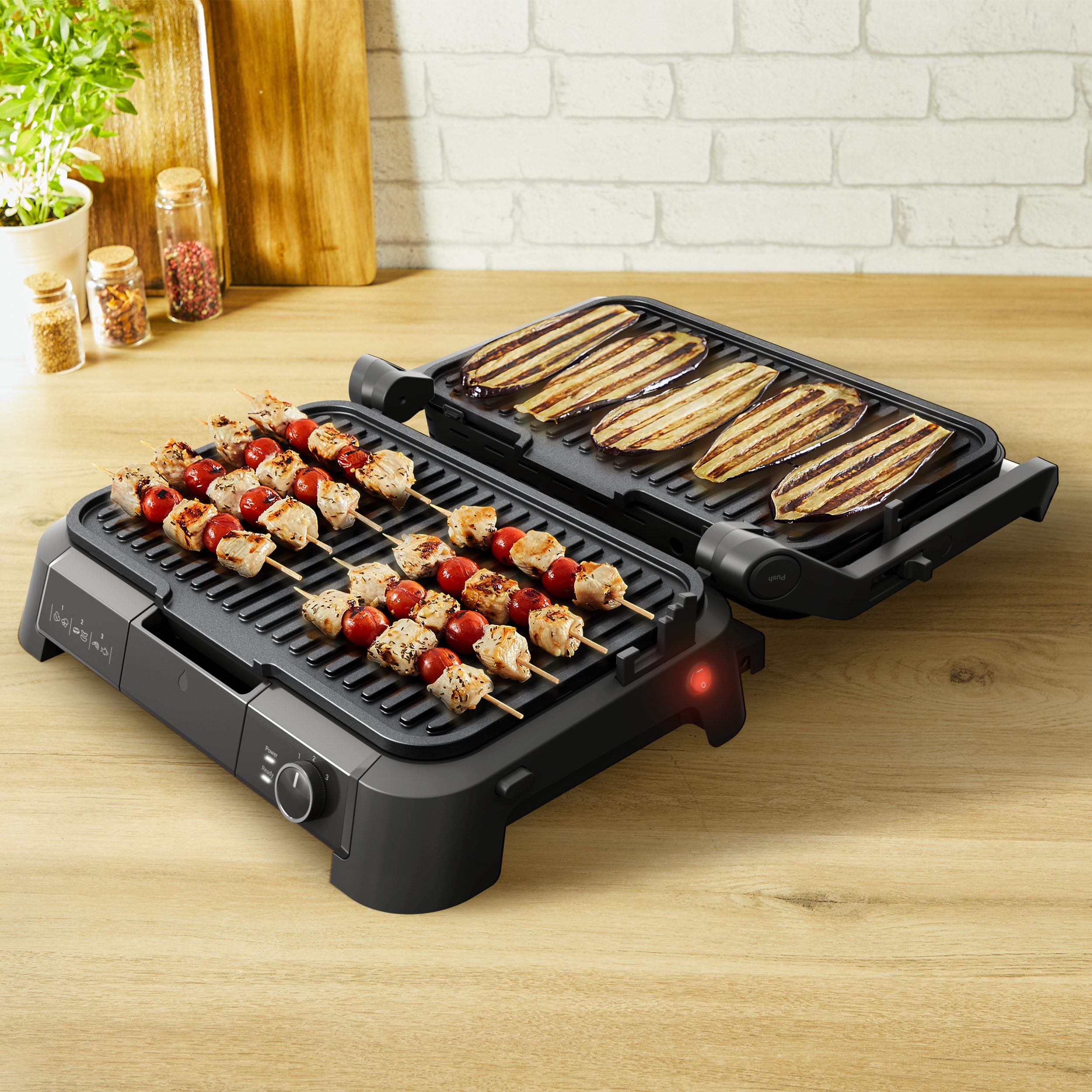 TEFAL GC520DE0 Supergrill XL ezüst 3 az 1-ben grillsütő – 6. kép