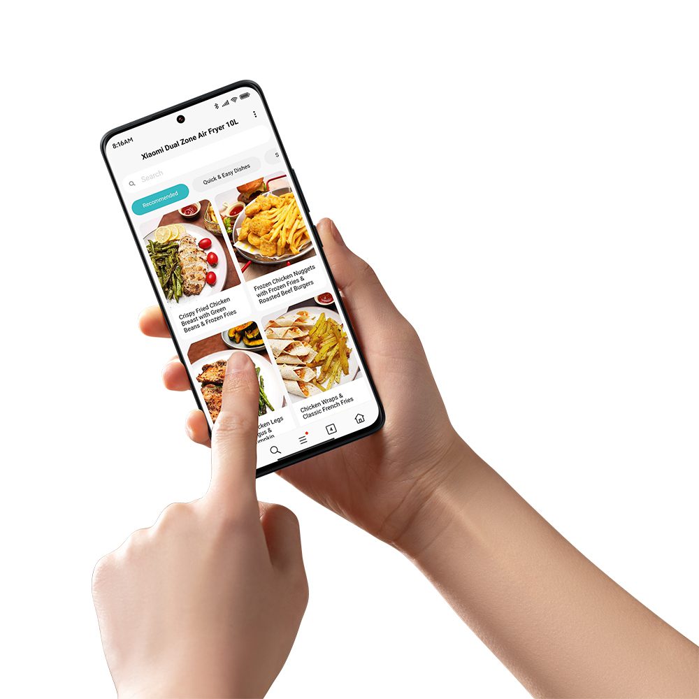XIAOMI BHR07SGEU kétkosaras, 10 literes forrólevegős sütő – 4. kép