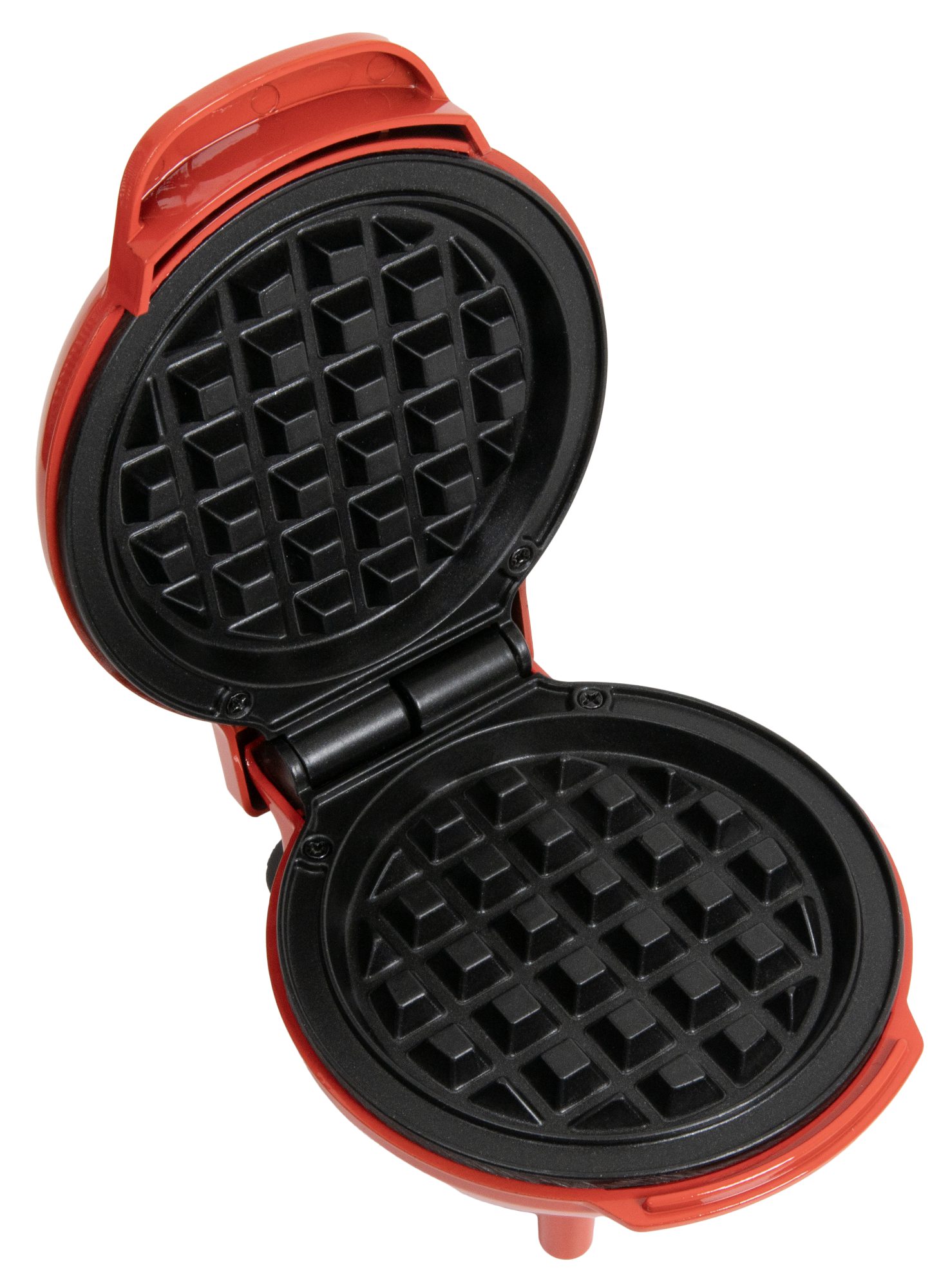 OK. OMWA 425 mini gofrisütő tapadásmentes sütőlappal, piros – 2. kép
