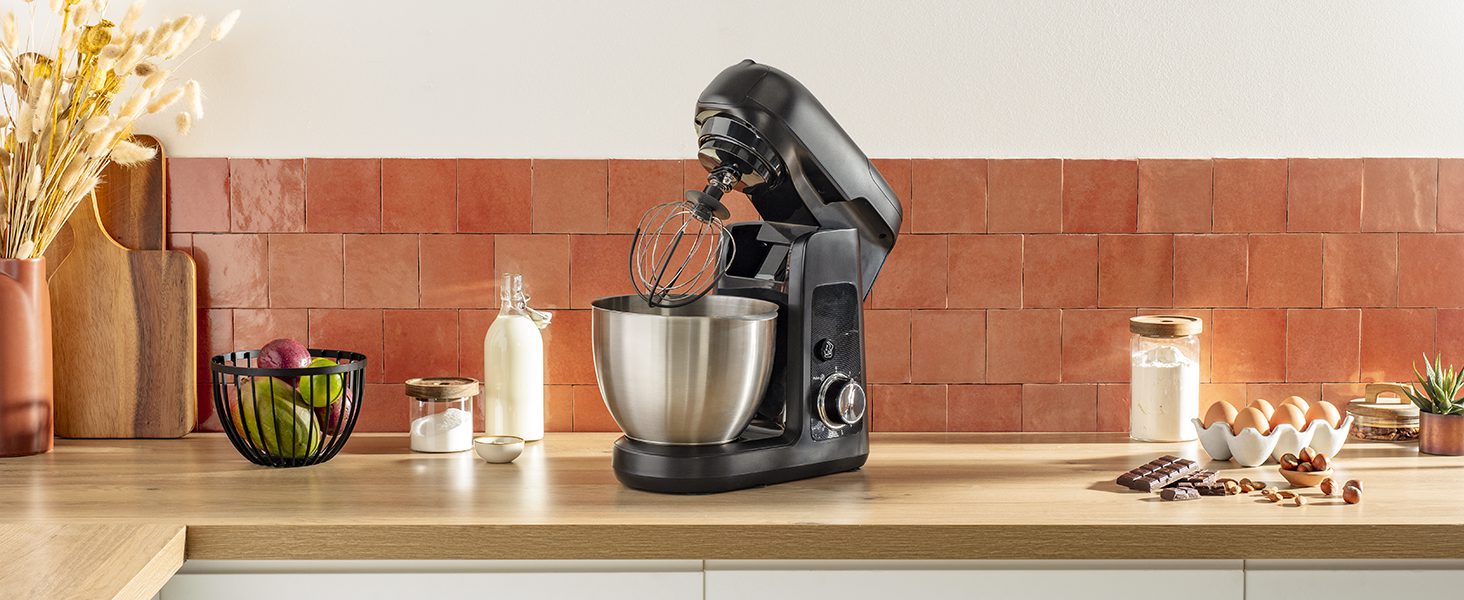 TEFAL QB522838 Bake Partner fekete konyhai robotgép 1100 W-os motorral – 4. kép