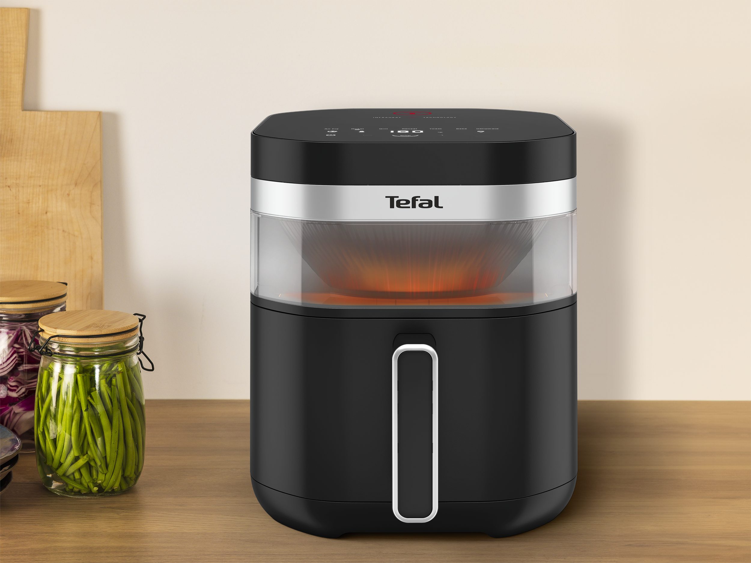 TEFAL EY8328E0 Easy Fry Infrared fekete forrólevegős sütő, 7 l – 6. kép