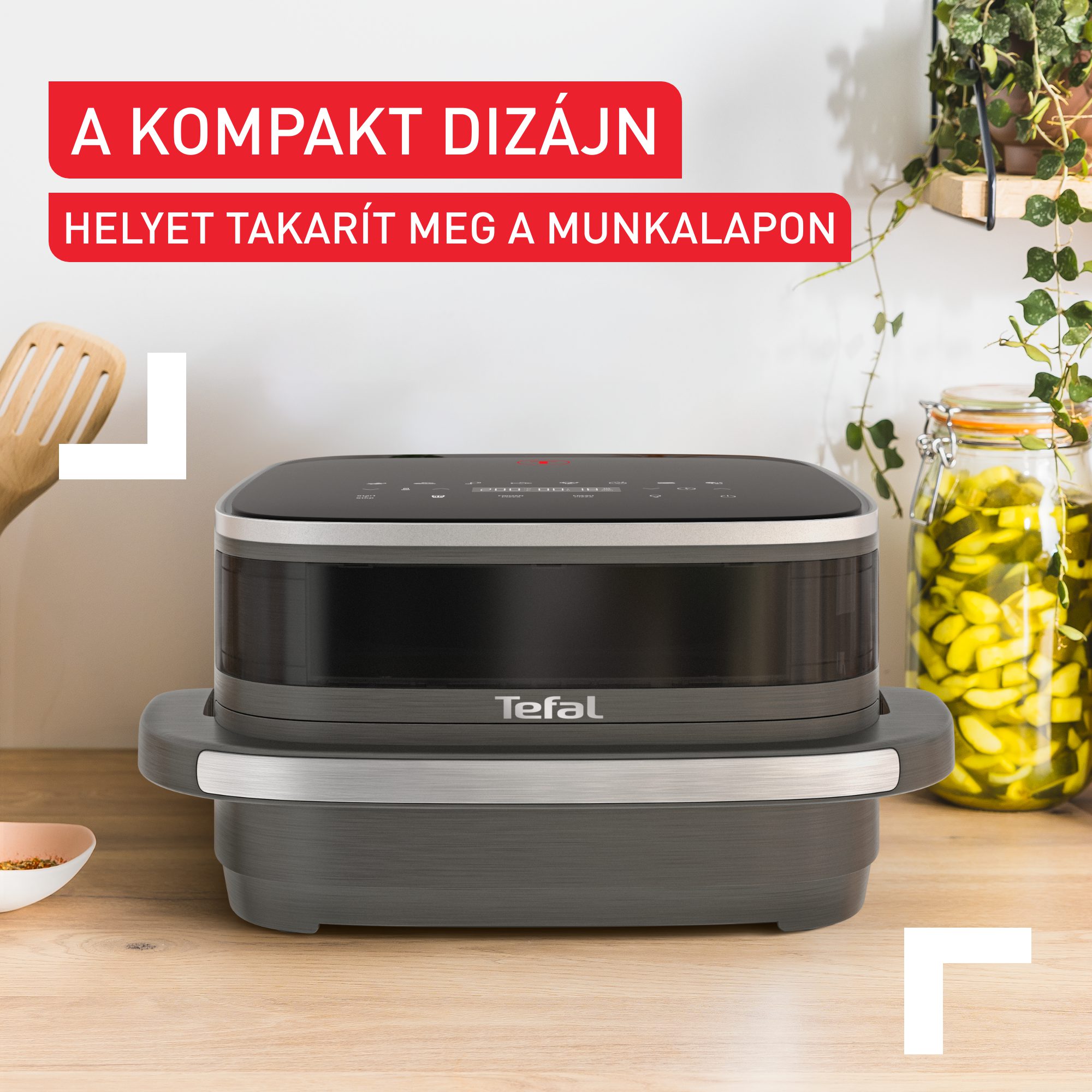 TEFAL FW402HE0 Easy Fry Pizza 4 literes forrólevegős sütő – 3. kép