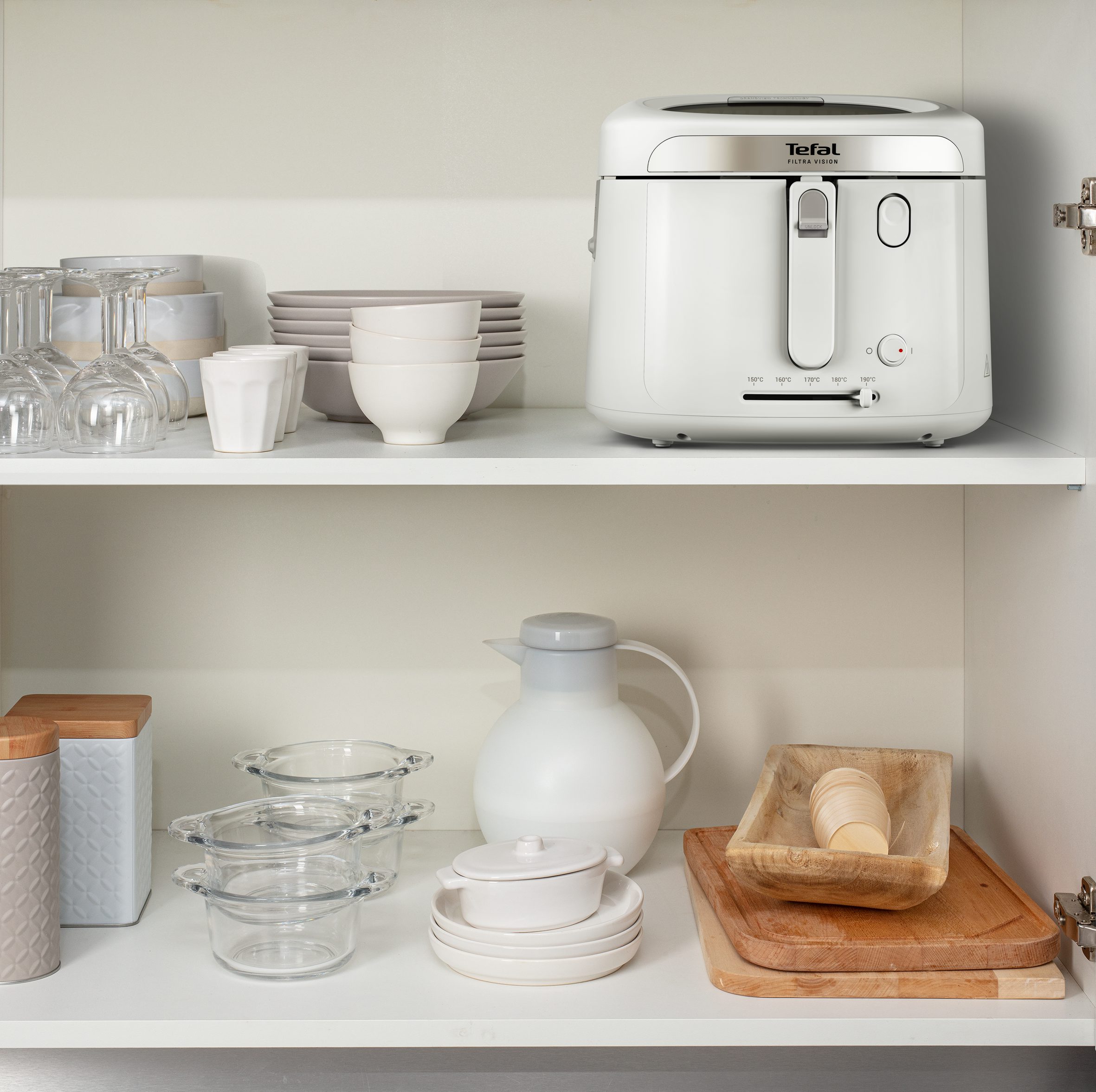 TEFAL FF2541E0 Filtra Vision fehér olajsütő – 3. kép