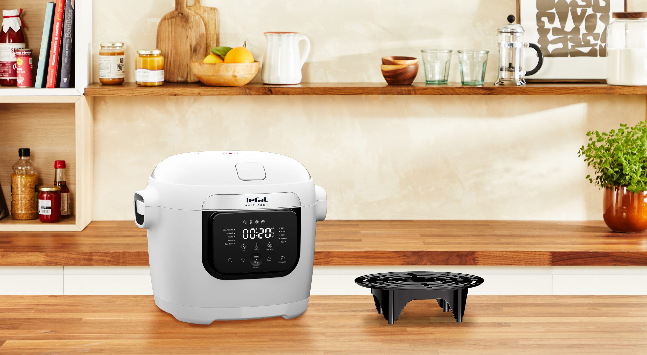 TEFAL MY700BF0 Multicook Nube 6 l-es multifunkciós főzőedény és forrólevegős sütő – 6. kép