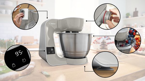 BOSCH MUM5XL72 konyhai robotgép mérleggel, turmixgéppel és húsdarálóval, 1000 W – 4. kép