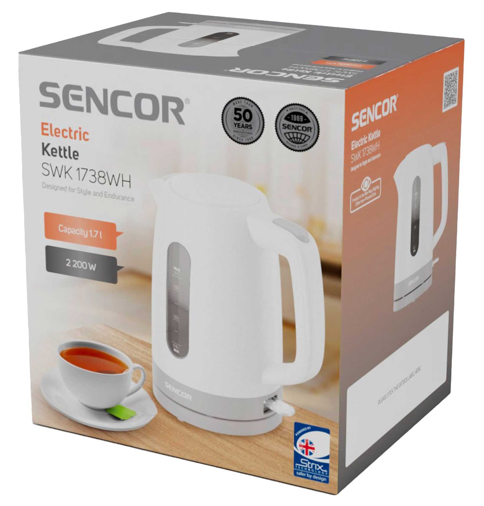 SENCOR SWK 1738WH 1,7 literes fehér vízforraló – 11. kép