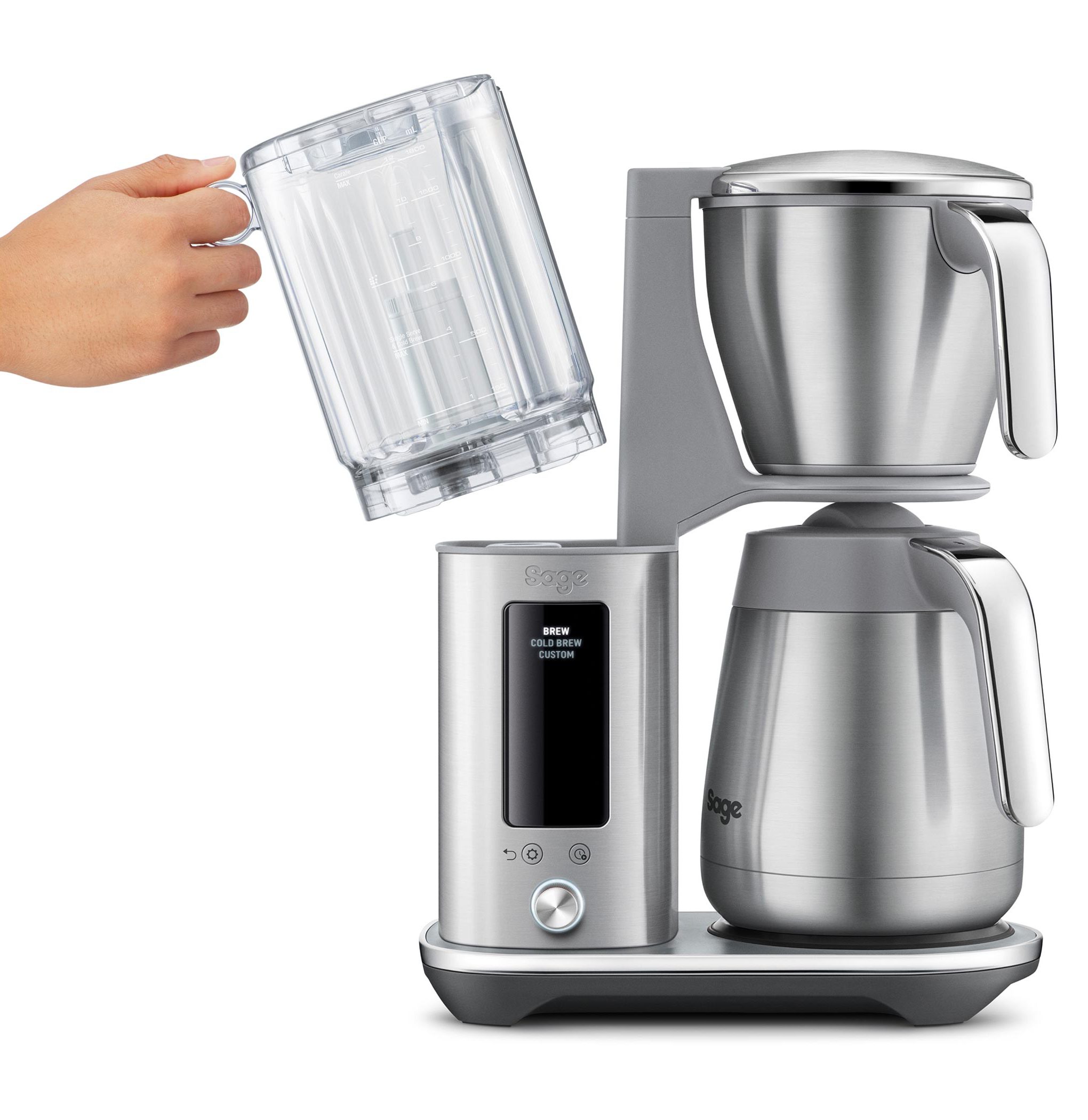 SAGE SDC465BSS filteres kávéfőző termokancsóval és Cold Brew móddal – 6. kép