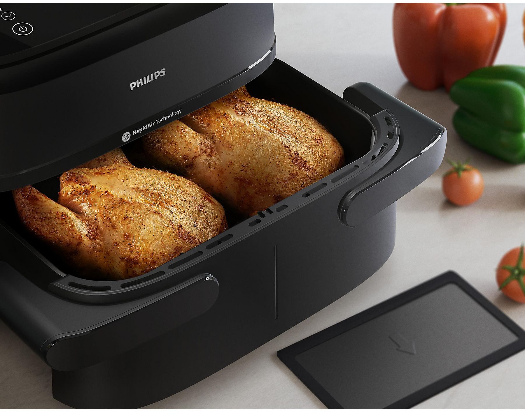 PHILIPS 1000 Series NA150/00 7,1 literes, osztható dupla kosaras airfryer – 3. kép