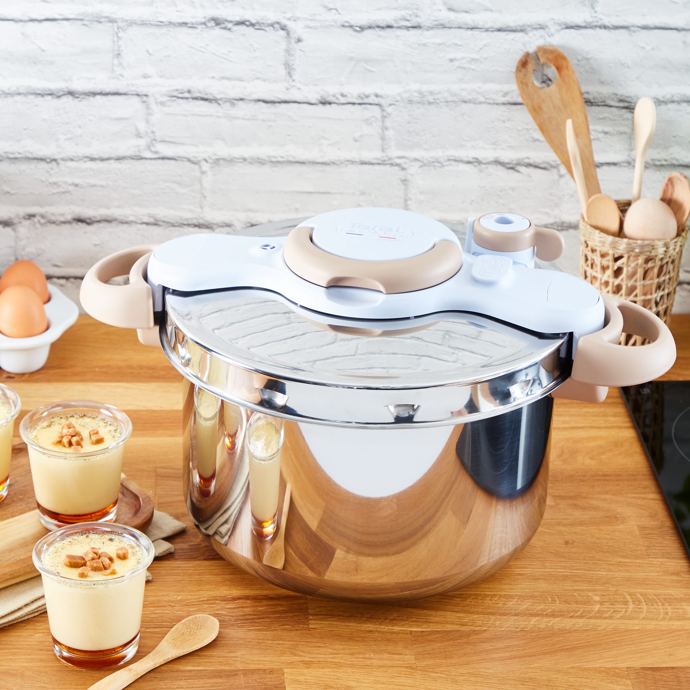 TEFAL Clipso Eco P4624972 9 literes rozsdamentes acél kukta – 4. kép